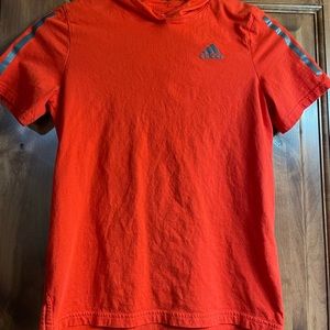 Adidas boys short sleeve t-shirt hoodie